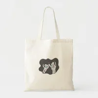 Skeleton Heart Hands  Promise Tote Bag