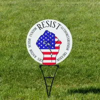 Resist, Anti-Donald Trump Political Sign