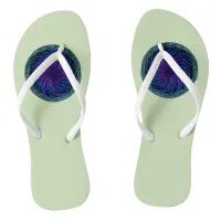 Ethereal Swirl Flip Flops