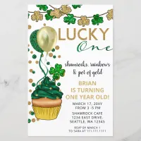 Budget Lucky One St Patrick Birthday Invitation