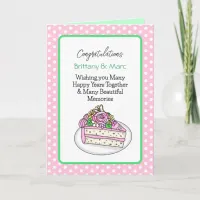 Personalized Congratulations Wedding Card