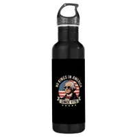 No Kings In America Since 1776 Design Stainless Steel Water Bottle