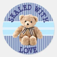 Teddy Bear Sealed with Love Sticker