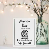 Popcorn Bar | Wedding Sign