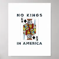 No Kings In America We The People Political Creati Poster
