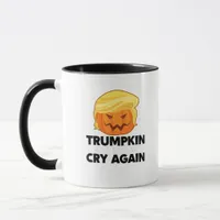 Make Liberals Cry Again Trumpkin Halloween Mug