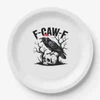 F-Caw-F Essential Funny Quote Paper Plates
