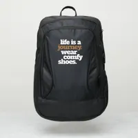 Funny Quote Life is a Journey ... Port Authority® Backpack
