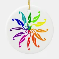 Ornament - Color Wheel Leaves