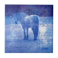 Purple Horse Tile