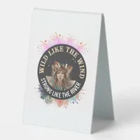 Custom Photo Empowerment, Inspirational Gift Girls Table Tent Sign