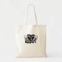 Sunand One Skeleton Heart Hands Unique Expression Tote Bag