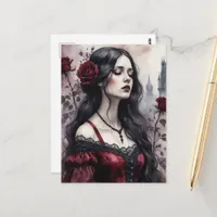 The Gothic Woman Postcard
