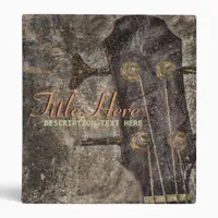 Grunge String Instrument Music Binder