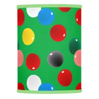 Snooker Balls Pattern Colorful Billiards Lamp Shade