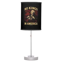 No Kings In America Since 1776 Anti-Donald Trumpp Table Lamp
