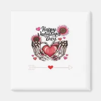 Skeleton Hands Valentines Day Classic Style Magnet