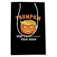 Halloween Trumpkin - Make Halloween Great Again  Medium Gift Bag