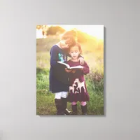 your custom photo portrait wrapped canvas wall art