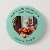 Memorial or Vigil Keepsake | Forever in our Hearts Button