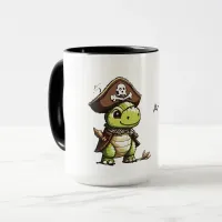 Aye Aye Captain and the Pirate Dinosaur Mug