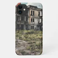 Post Apocalyptic Destruction | Abandoned Buildings iPhone 11 Case