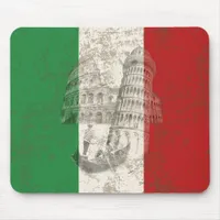 Flag and Symbols of Italy ID157 Mouse Pad