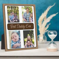 Personalized Best Daddy Ever Photo Plaque