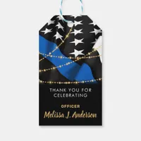 Police Graduation Party Law Enforcement Gift Tags