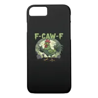 F Caw F Funny Chicken Halloween Vintage Classic iPhone 8/7 Case