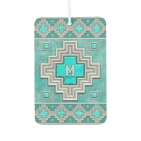 Southwest Turquoise Stone Geometric Personalized Air Freshener