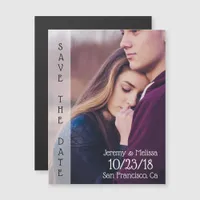 Save the Date Magnetic Wedding Card