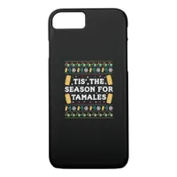 Tis Season For Tamales Funny Mexican Christmas iPhone 8/7 Case