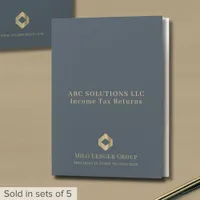 Elegant Tax Return Folders for Clients