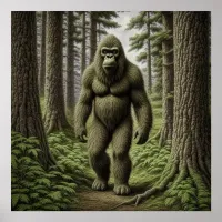 Bigfoot in the Forest