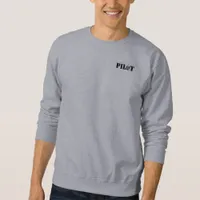 Airline Pilot Got His Wings Cool Graphic Sweatshirt