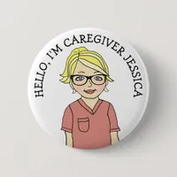 Hello, I'm Caregiver Add Name Button