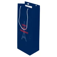 Liberté Égalité Chardonnay Funny Eiffel Tower Wine Wine Gift Bag