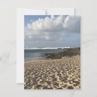 Coastal Beach Ocean Waves Sand Postcard