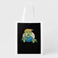 Halloween  Zombie Funny Classic Grocery Bag
