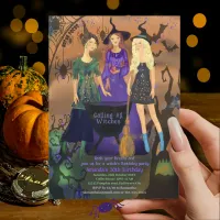 Calling All Witches Halloween Birthday Invitation