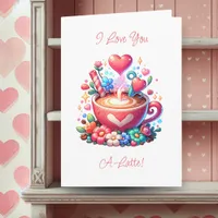 Love You a Latte | Funny Romantic Coffee Card