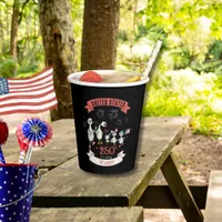 Cute Geese Family US 250 Years of Liberty  Paper Cups