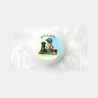 Vintage Baby, Dog and Baseball | It's a Boy Life Saver® Mints