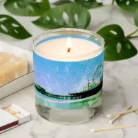 Blue Santa Monica Pier Scented Candle