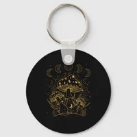 Goblincore Aesthetic Academia Cottagecore Mushroom Keychain