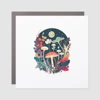 Aesthetic Goblincore And Cottagecore Mushroom Whim Car Magnet