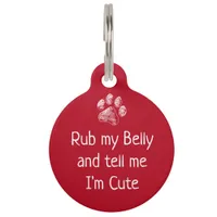 Cute Personalized Pet Dog Name Tags Funny Puppy