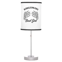 Bgm Bad Girl II Skeleton Heart Hands Edgy Vibe Table Lamp