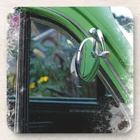 Vintage Car Mirror Drink Coaster